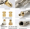 High Pressure Heavy Duty Zinc Alloy Metal Car Washing Garden Hose Spray Gun with Full Brass Nozzle