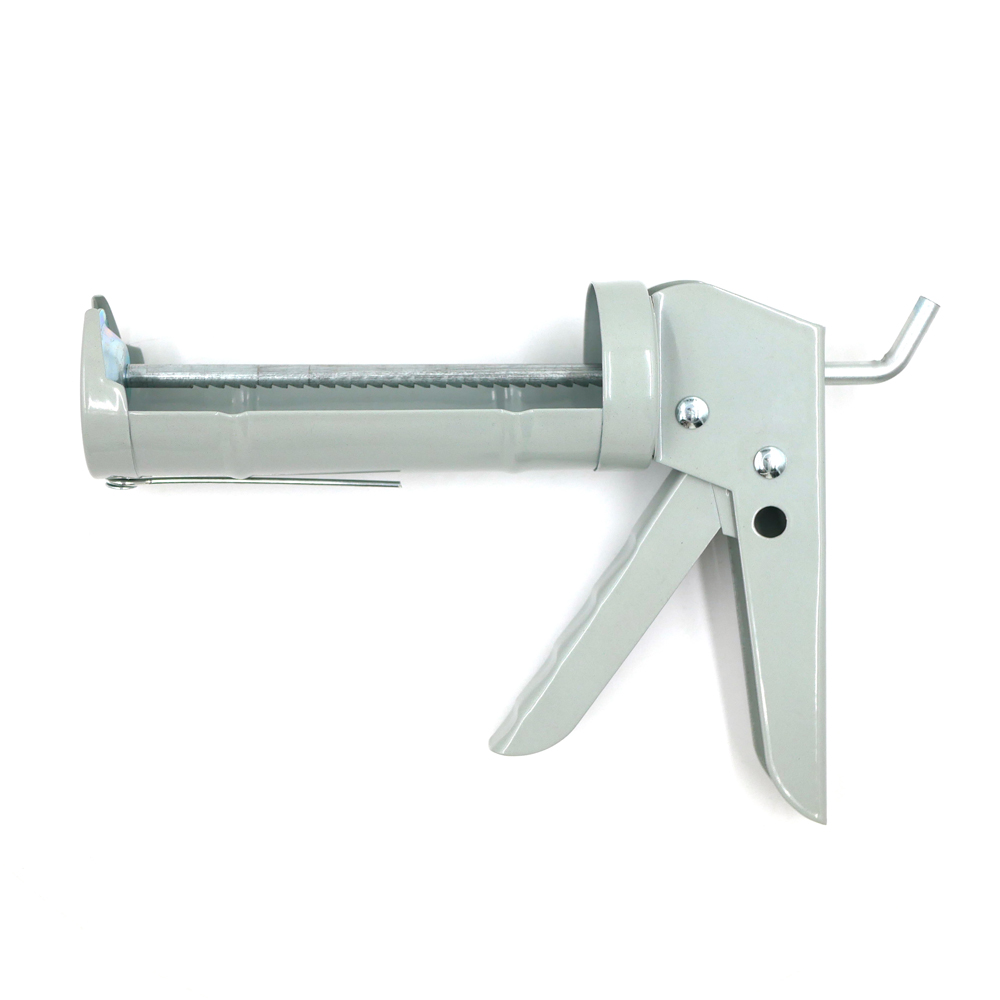 Gray Metal 5oz Manual Short Cartridge Epoxy Caulking Gun