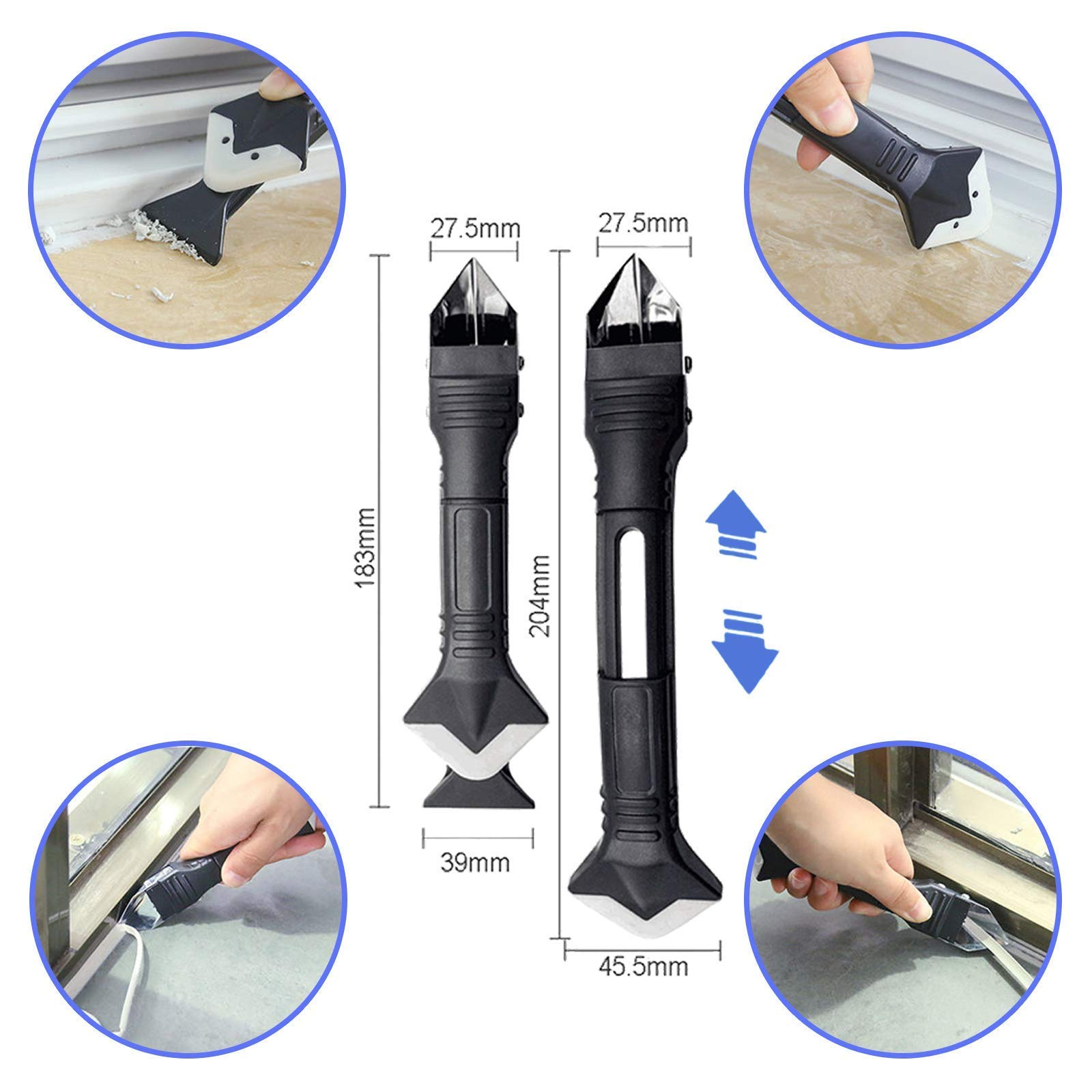 36Pcs Silicone Caulking Grout Remover And Finishing Tools for Caulking Gun
