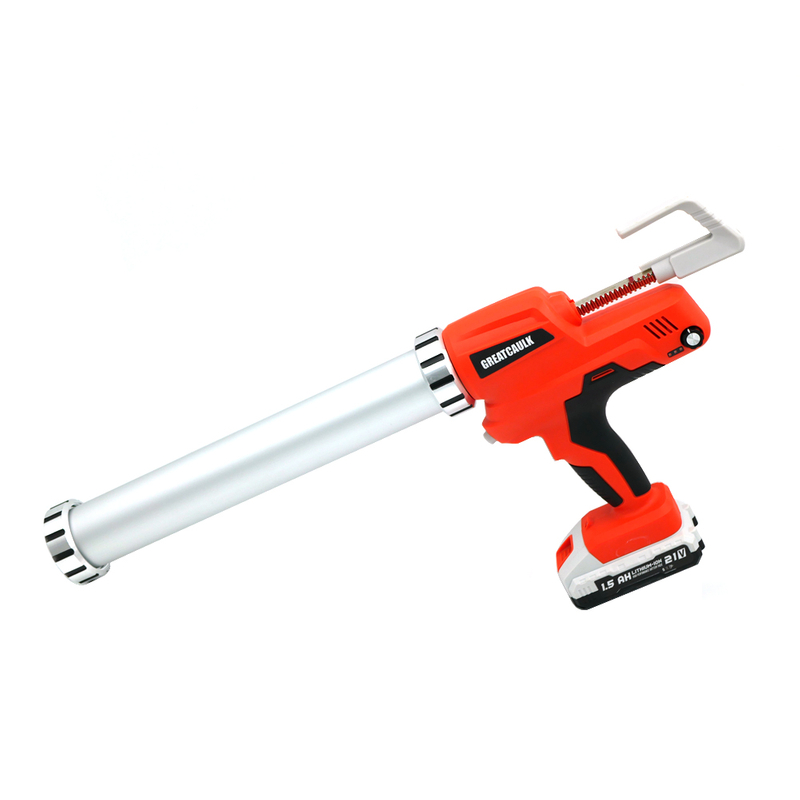 V Electric Li Ion Cordless Adhesive Gun Caulk Gun With Batteries