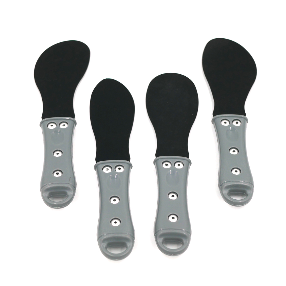 4pcs Grout Caulk Removal Tool Black Metal Blade Plastic Handle Sealant Scraper knife for Exterior/ Curtain Wall