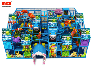 Toddler commerciale a tema blu Soft Playhouse