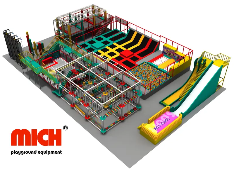 Trasforma la tua sede con un parco di trampolino personalizzato