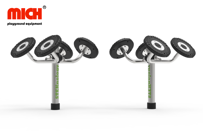 Equipamento de fitness ao ar livre de aço inoxidável com Taichi Spinner 