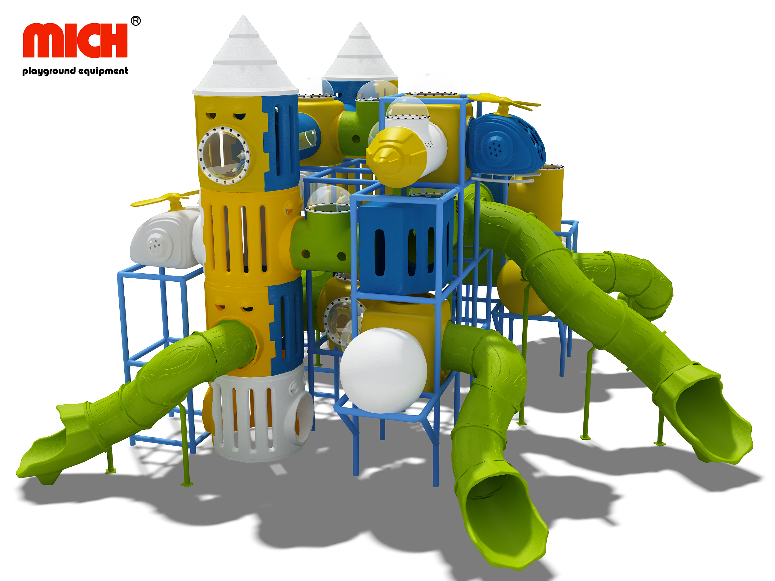 Mich Kids Insoor/Outdoor Plastic Playground Equipment Dijual