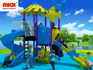 Slide de playground ao ar livre para crianças para venda
