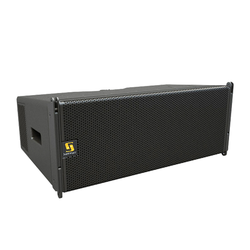 WPC High Performance Dual 10 ″ Bi-Amp à trois voies en haut-parleur de ligne compacte