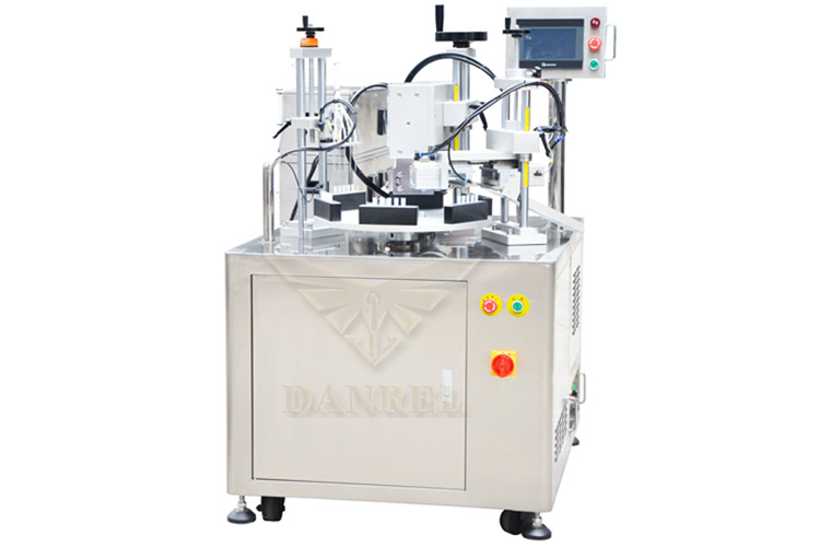 Automatic Ultrasonic Plastic Ampule Bottle and Eye Dropper Tube Filling and Sealing Machine, LDPE Ampoule Tube Sealer