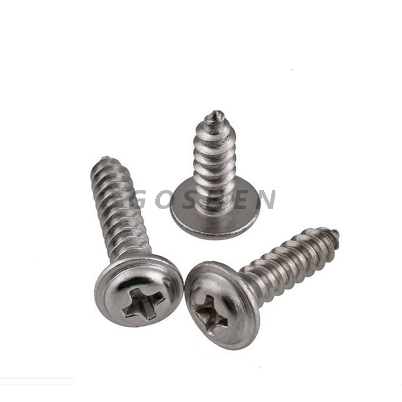 Tornillos de golpe de cabeza de armadura empotrada en acero inoxidable ST3.8*50 mm