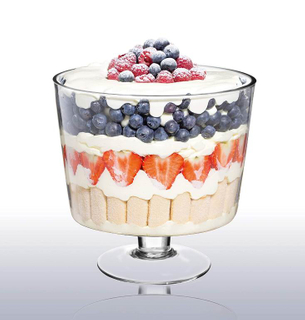 Glass Trifle Bowl 20 x 21 cm