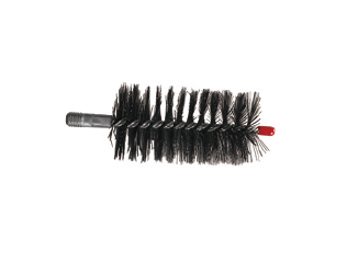 Brosse de cheminée ronde en fil d\'acier au carbone noir