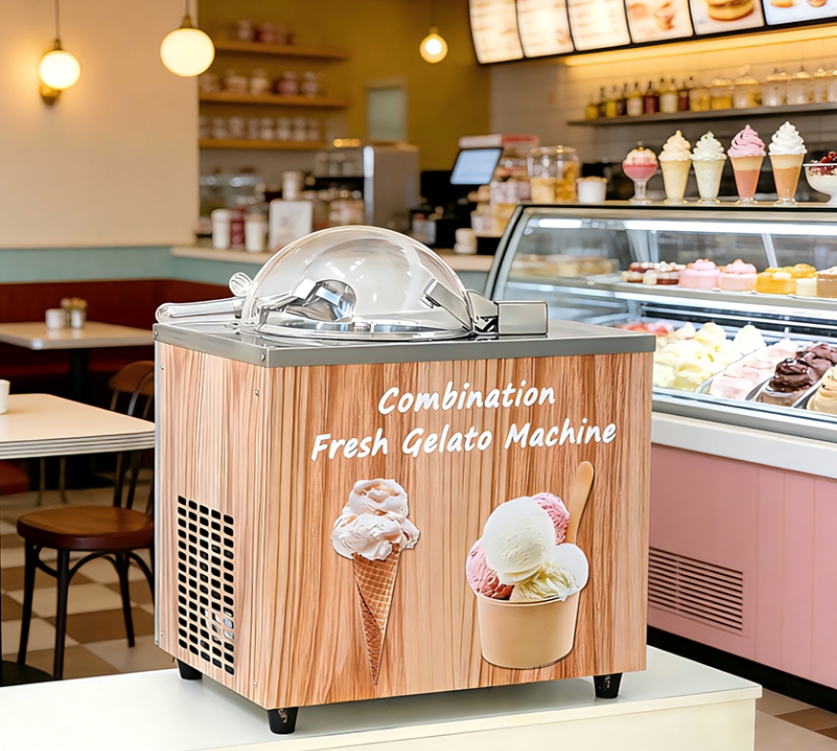 Countertop ltalian Style Gelato Hard lce Cream Machine