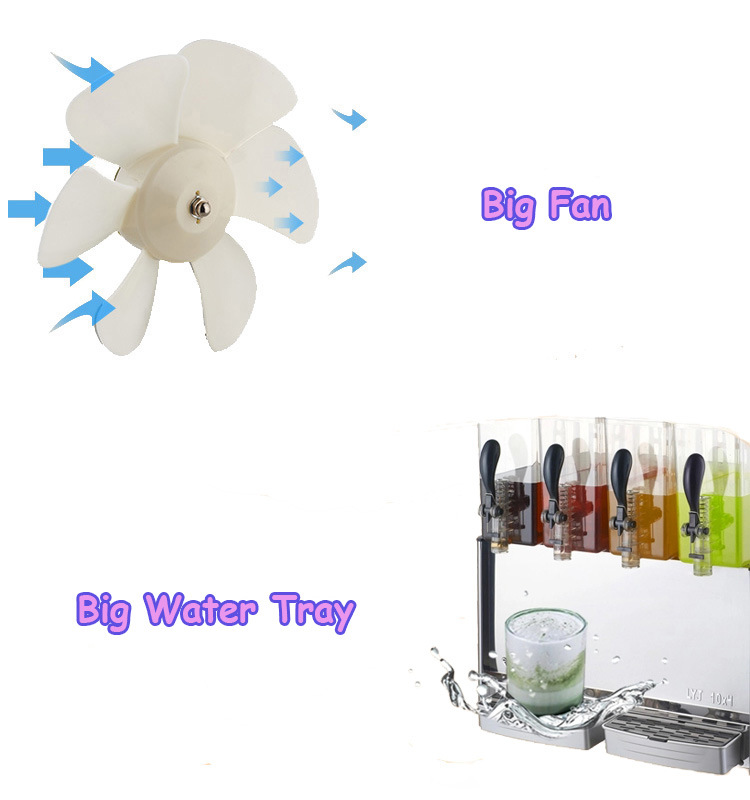 Automatic Control Ce Approved 4 Bowls Juice Dispenser