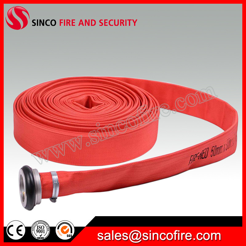 Red Color Fire Hose with BS Fire Hose Couplings