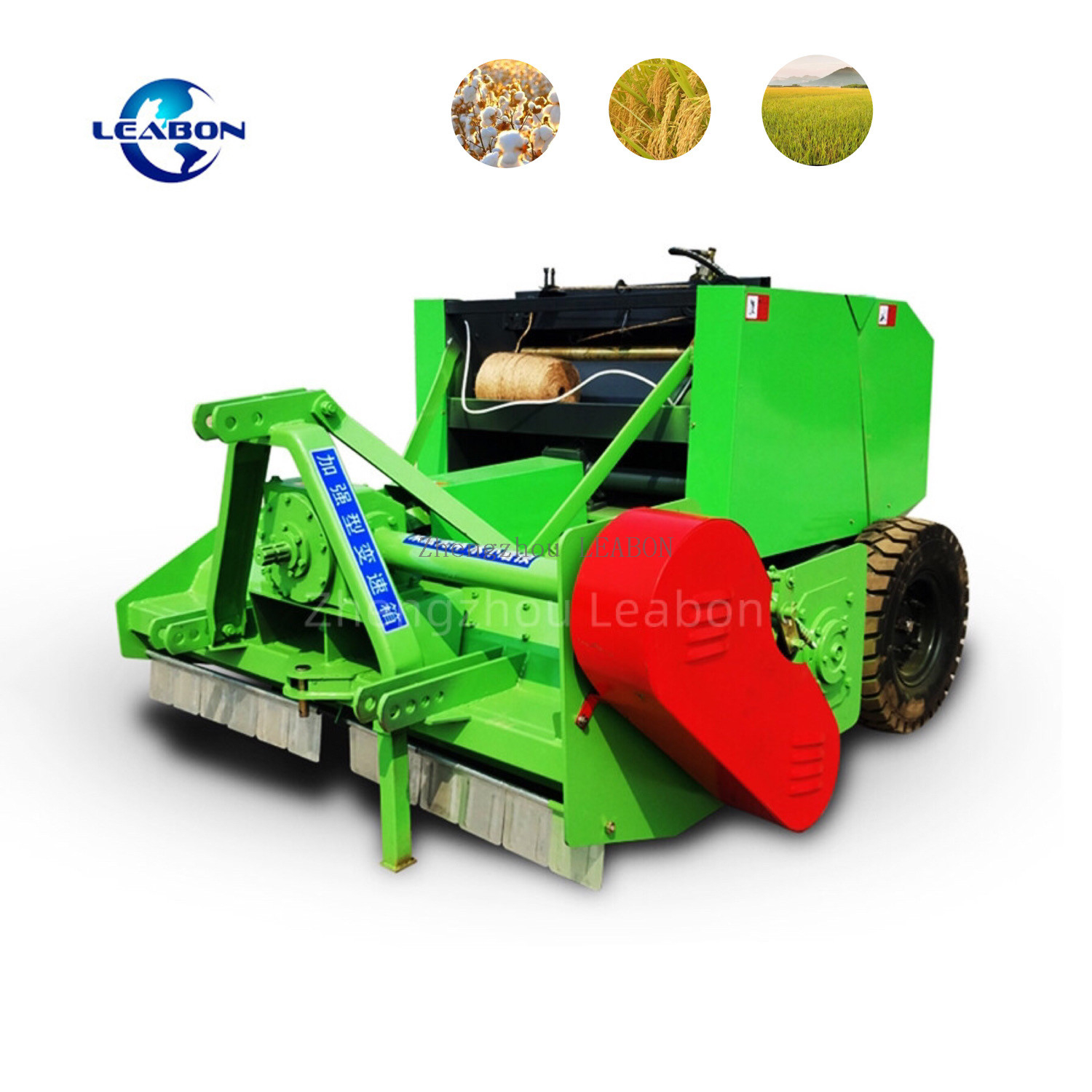 Automatic Grass Corn Stalk Crushing and Recycling Baler