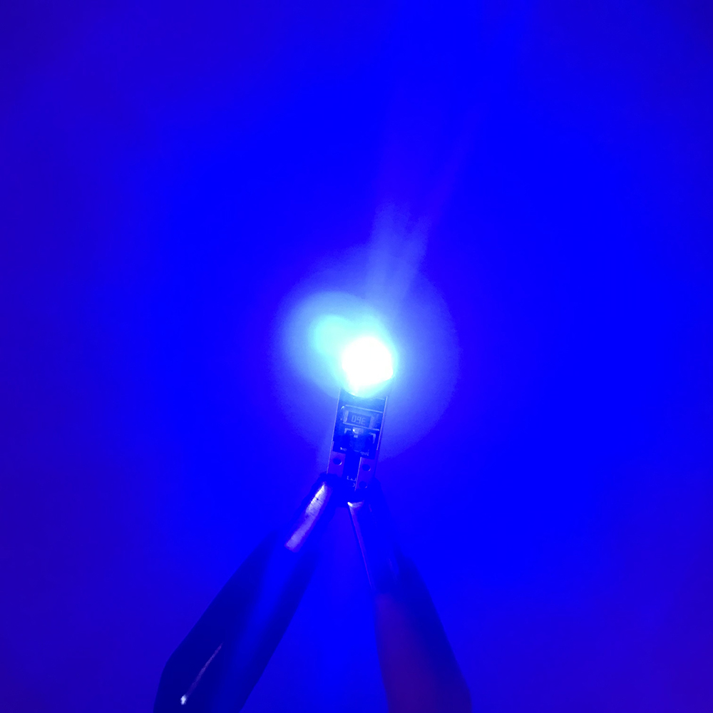 t5 led car bulb blue