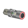  25Watts 2500LM 6000-6500K CSP3570 angel eye built-in H6 motorcycle LED headlight bulb