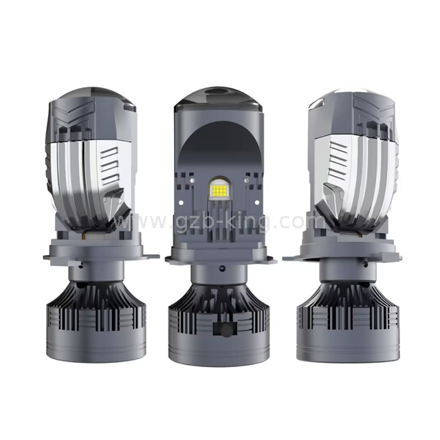 130W 12000LM 6500K H4 high low beam LED projector headlight 