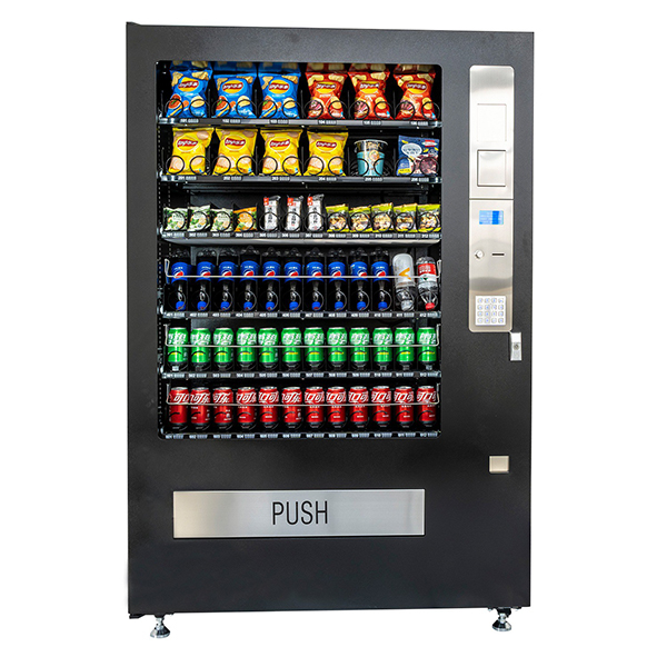Máquina expendedora combinada extra grande para alimentos, bebidas y refrigerios VCM6