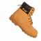Labor Insurance wheat action nubuck leather Men's Outdoor Work Protective cow suede leather good year welt safety shoes