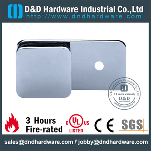 Clip de sujeción de vidrio de seguridad de acero inoxidable para baño-DDGC003