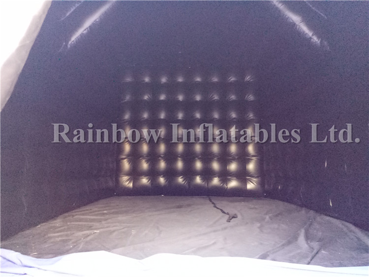 RB03021（7x5m） Inflatable Black Cube Tent For Advertising Party