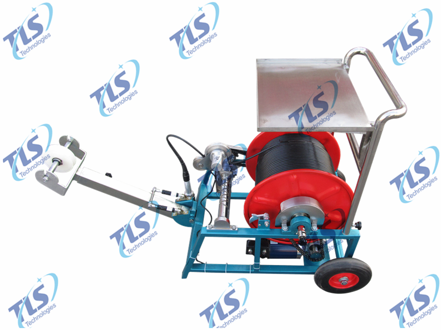 Trolley Winch for Borehole Inspection Camera System-3