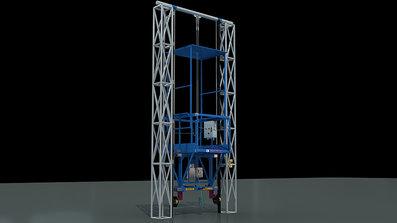 Plataforma para instalación de ascensor ZSP