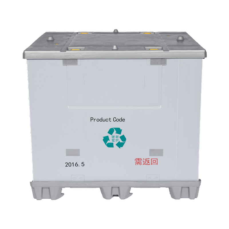 Caja plegable de funda de paleta sólida de PP