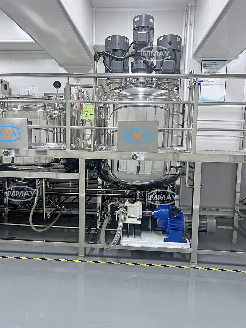 Toothpaste mixing machine ماكينة خلط معجون الاسنان