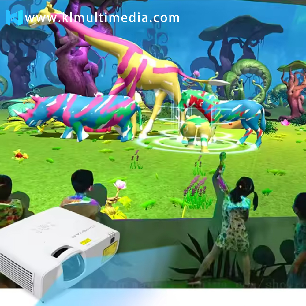 interactive wall projection for draw alive