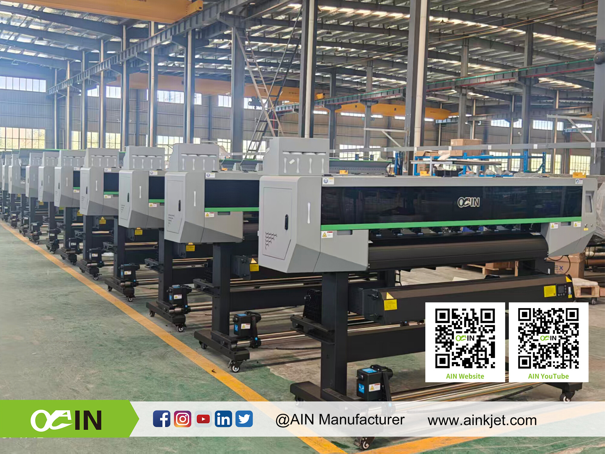 طابعة UV مبتكرة من AINKJET