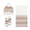 Fair Isle Knit Three Piece Set
