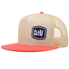 Flat brim Trucker mesh cap