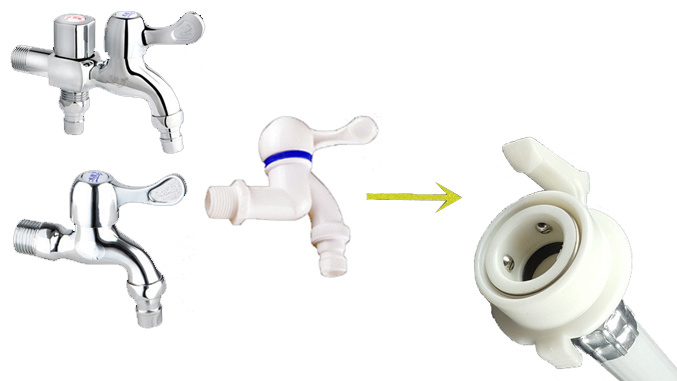 Tuyau d'arriv&eacute;e d'eau de machine &agrave; laver automatique en PVC