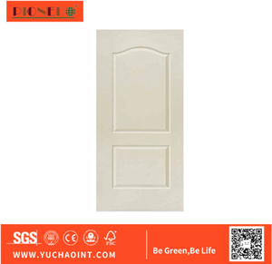 White Primer HDF Door Skin Natural Veneer Interior Door Skin
