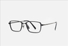 PA2223F Nylon square front with titanium eyewear glasses frame