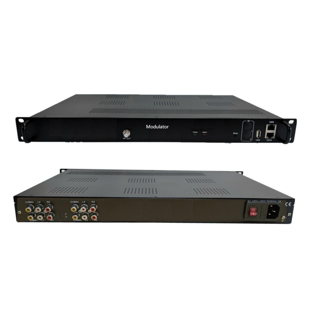 HPR8401SM 4/8*CVBS Input RF Output SD Encoder Modulator 