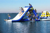 Giant Inflatable Water Slide For Adult,Custom Pool Float Water Park Slides Inflatable Island Slide