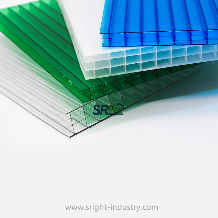 Plastic Roofing Panels Durable Polycarbonate Hollow Sheets PC Roofing Sheets