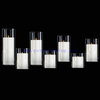 high quality diameter 5cm set of 7 clear glass candle holder and container