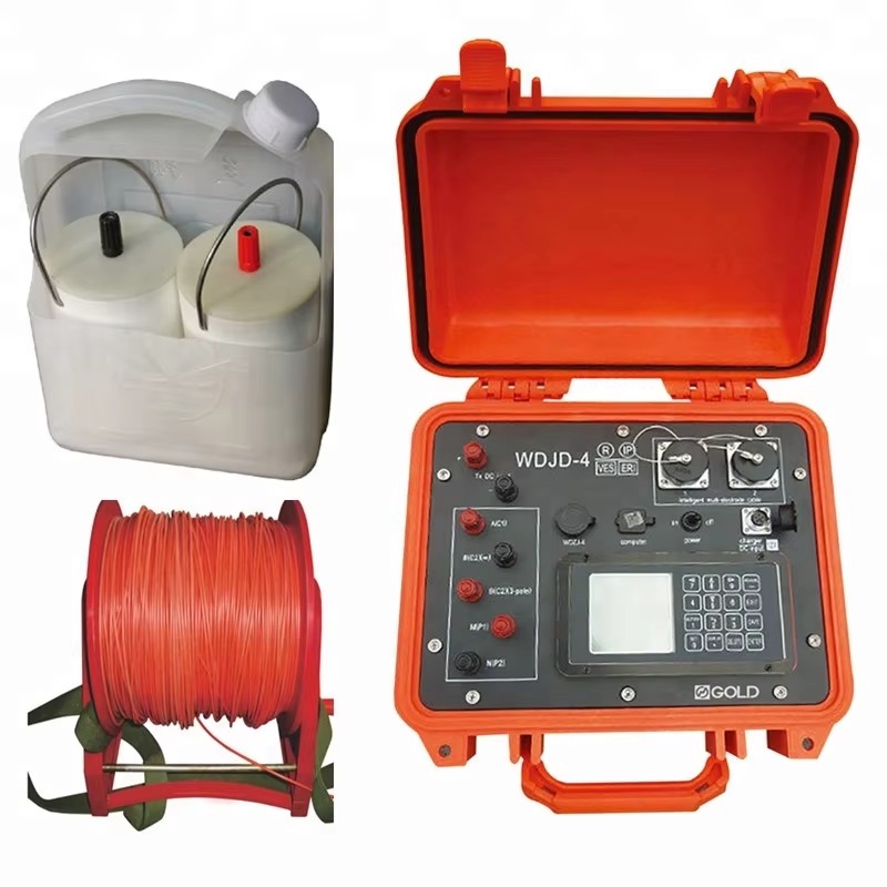 Pelbagai fungsi digital DC resisitivity & IP meter untuk penjelajahan sumber air bawah tanah atau mineral