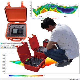 Pelbagai fungsi digital DC resisitivity & IP meter untuk penjelajahan sumber air bawah tanah atau mineral