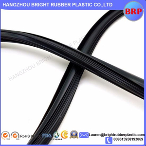 Colored Silicone Rubber Extrusion Sealed Glued Gasket