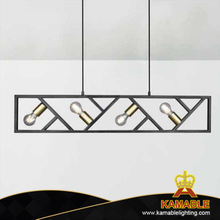 Современный дизайн отличительный металлический черный подвесной светильник (KP10902-4)
