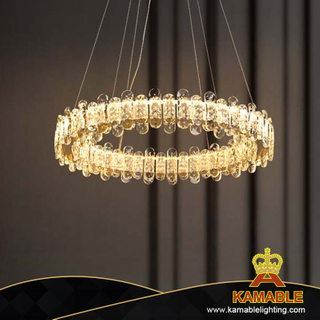 Роскошный роскошный кристально чистый подвесной светильник для украшения дома (KD91274-D60)