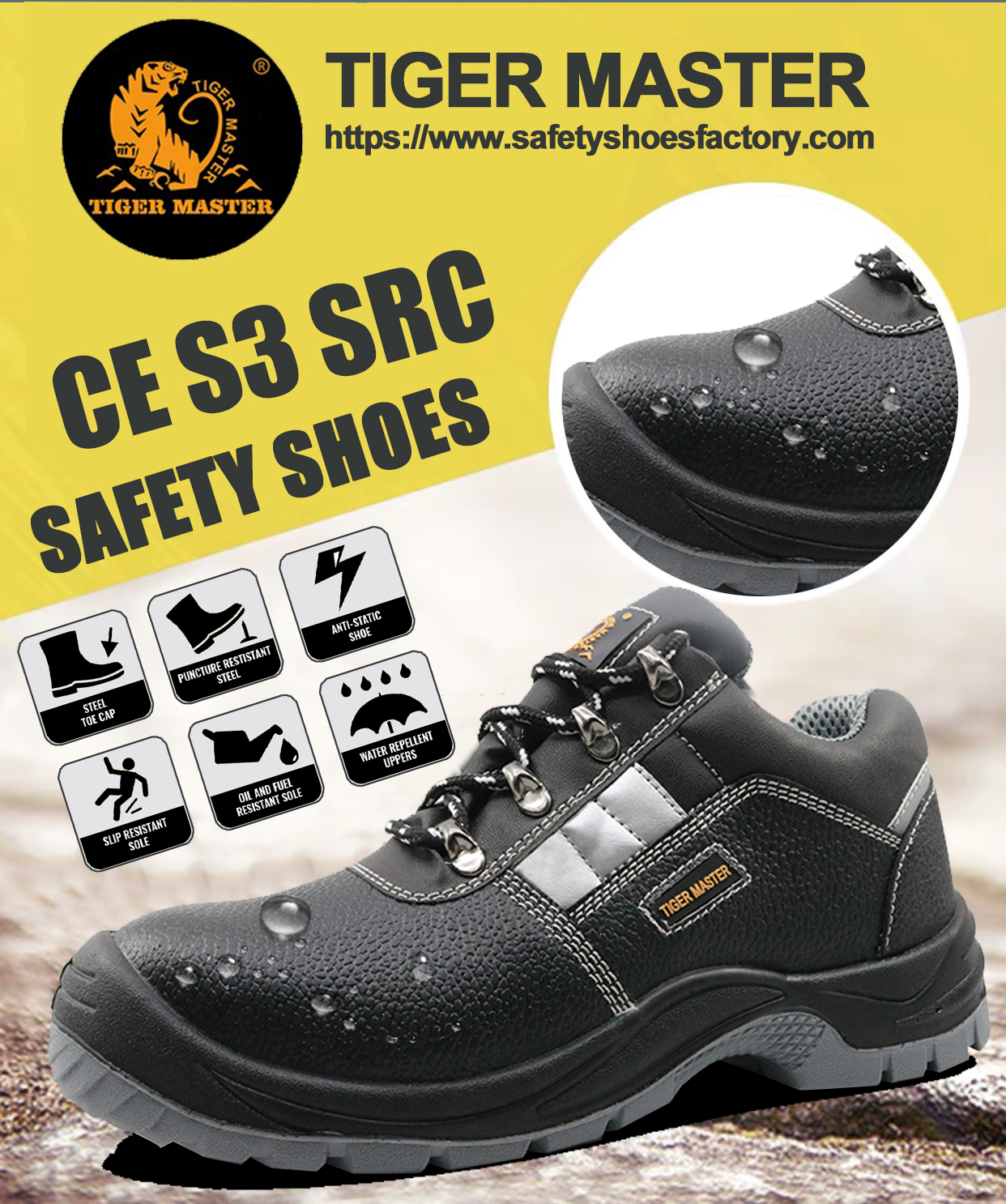 tiger master safety shoes