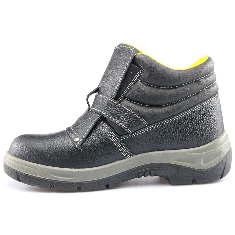 Non Slip Leather Anti Static Steel Toecap Welders Safety Shoes for Work
