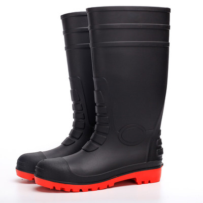 PVC-Red-Sole-Waterproof-Woman-Rain-Boots (1)