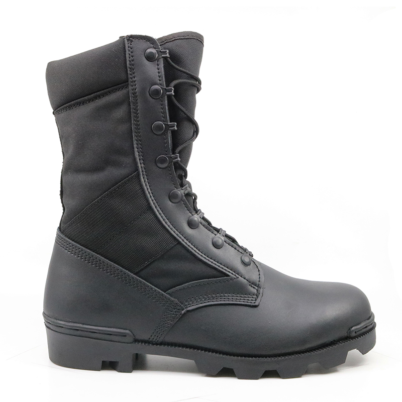 B950 waterproof genuine leather non slip army combat boots military